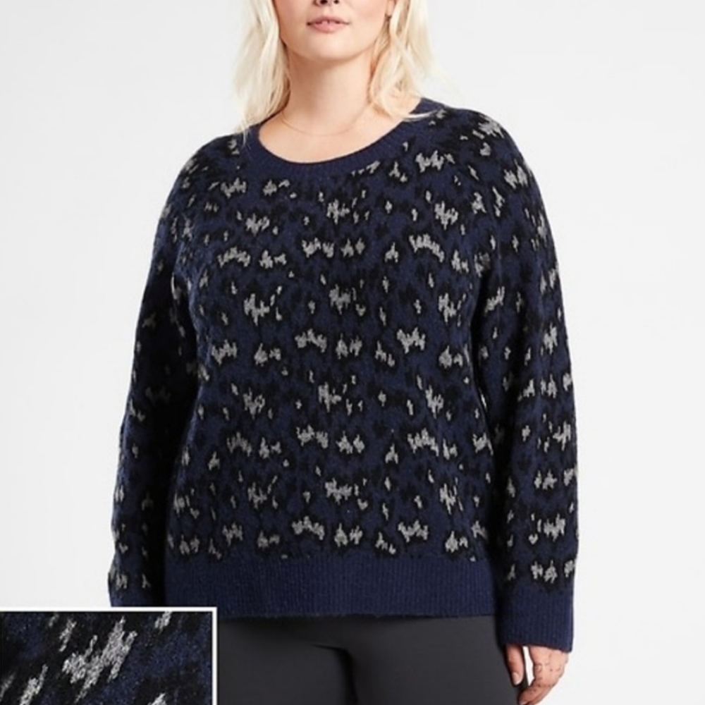 Athleta Hawthorn Textured Crew Sweater